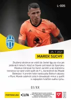 Fotbalove karty Fortuna Liga 2021-22 - L-005 Marek Suchy zadni strana