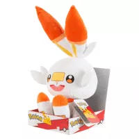 Pokémon plyšák Scorbunny 30 cm - sedící v krabičce