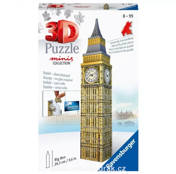 3D Puzzle Big Ben Mini - 54 dílků