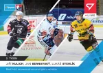 Hokejove karty Tipsport ELH 2021-22 - Live Set 2. kola (5 karet) - jiri kulich, jan bernovsky, lukas stehlik