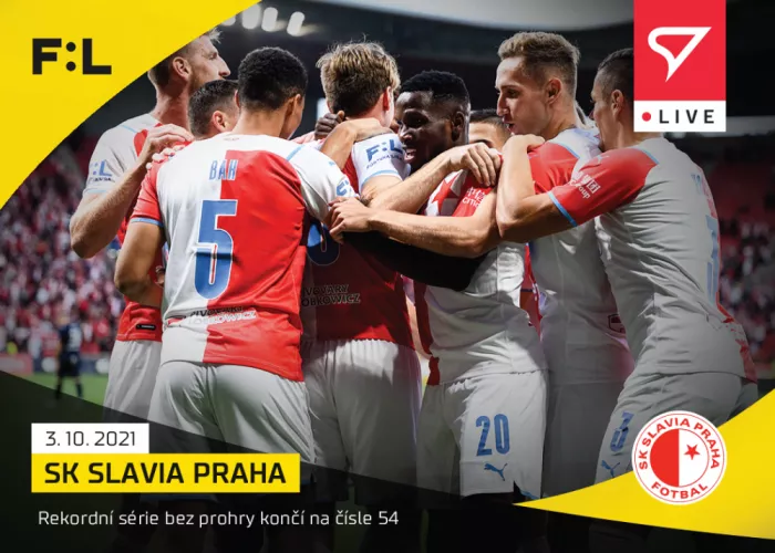 Fotbalové karty Fortuna Liga 2021-22 - L-045 SK Slavia