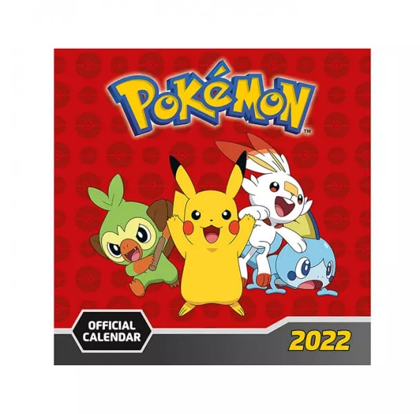 Oficiální Pokémon kalendář pro rok 2022 - nástěnný
