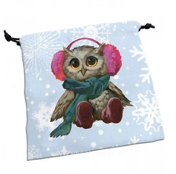 Pytlík na kostky Deluxe - Festive Owls