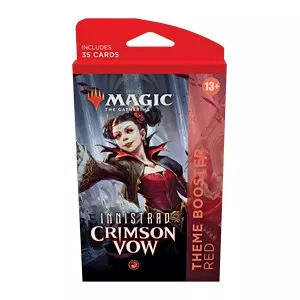 Magic the Gathering Innistrad Crimson Vow Theme Booster - Red