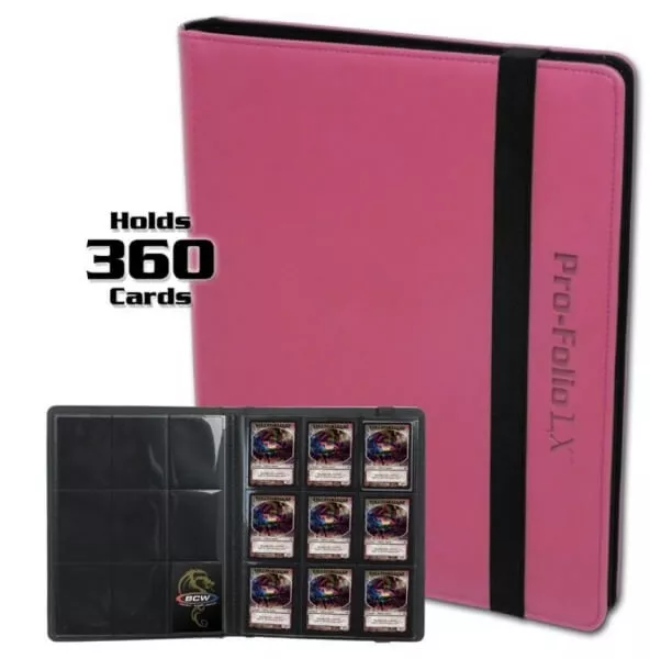 Album BCW Pro-Folio 9-Pocket LX Portfolio Pink