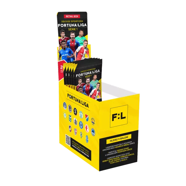 Fotbalové karty Fortuna Liga 2021-22 Retail box 1. série