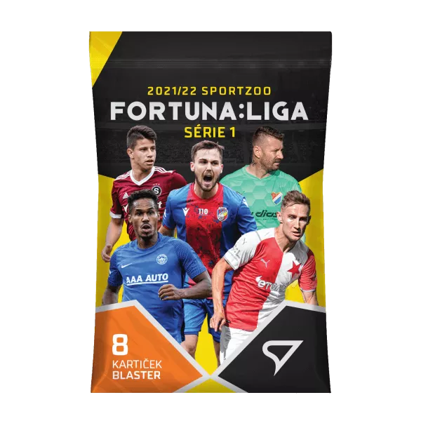 Fotbalové karty Fortuna Liga 2021-22 Blaster Balíček 1. série