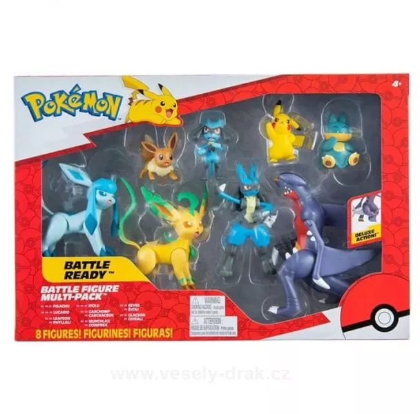 Pokémon akční figurky 8-Pack 5 - 11 cm - POŠKOZENÝ OBAL