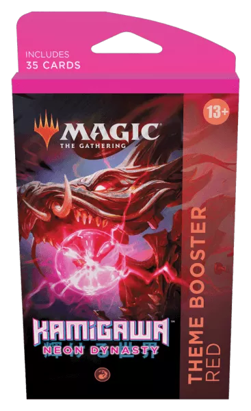 Magic the Gathering Kamigawa: Neon Dynasty Theme Booster - Red