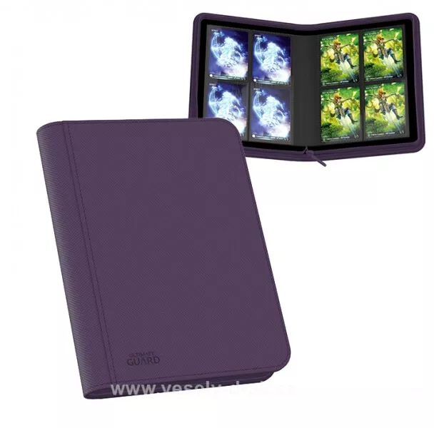 Album na karty Ultimate Guard 4-Pocket ZipFolio XenoSkin Purple