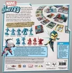 Marvel United: desková karetní hra - zadní strana krabice