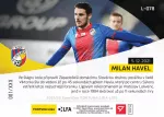 Fotbalove karty Fortuna Liga 2021-22 - L-078 Milan Havel zadni strana
