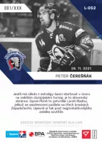 Hokejove karty Tipsport ELH 2021-22 - L-052 Peter Ceresnak zadni strana