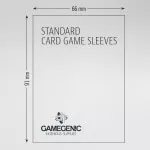 Obaly na karty Gamegenic Standard Card Game Value Pack Matte - 200 ks - rozměr