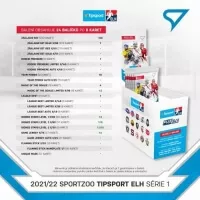 Hokejové karty Tipsport ELH 21/22 Retail box 1. série - zastoupení karet