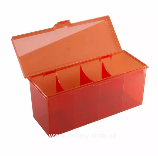 Krabička Gamegenic 4-Compartment Storage Box (Fourtress 320+) - Red