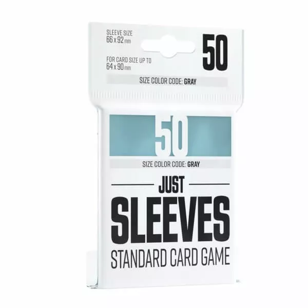 Obaly na karty Gamegenic Just Sleeves - Standard Card Game Clear - 50 ks