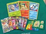 Pokémon Spring 2022 Collector Chest - Rowlet, Cyndaquil, Oshawott - obsah balení
