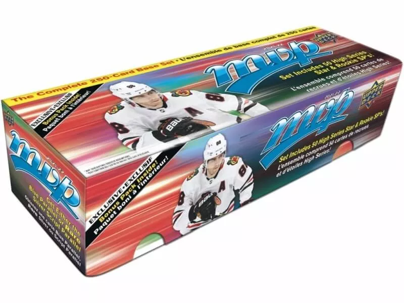 2021-22 NHL Upper Deck MVP Factory Box Set - hokejové karty