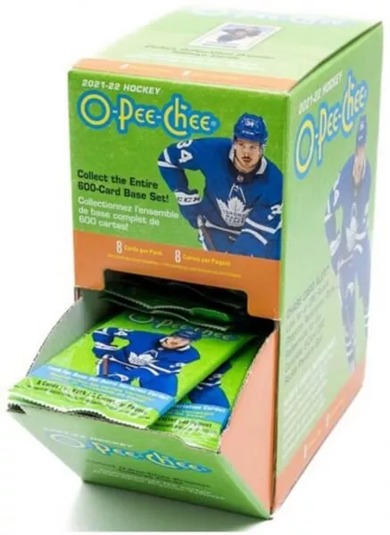 2021-2022 Upper Deck O-Pee-Chee Gravity feed box - hokejové karty
