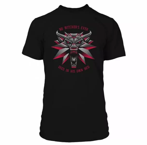 Zaklínač černé tričko Witcher 3 Memorial Wolf Premium Tee vel. S