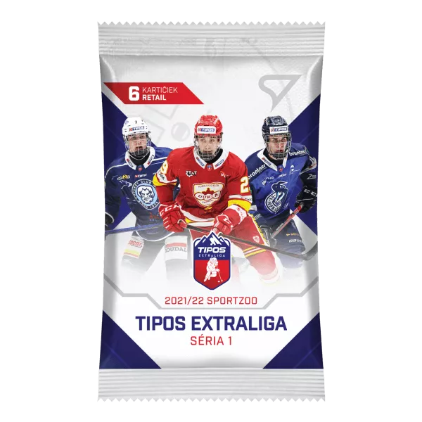 Hokejové karty Tipos extraliga 2021-22 Retail balíček 1. série