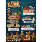 Ztracený ostrov Arnak: Velitelé Expedic - zadní strana krabice - obsah balení