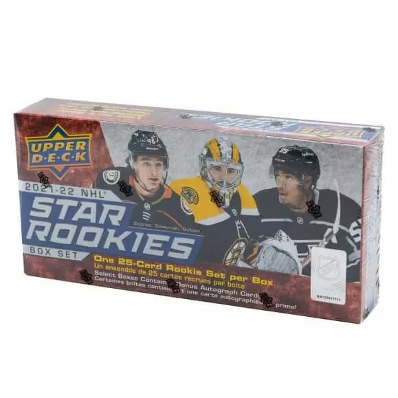 2021-22 NHL Star Rookies Box Set (Mass Blaster) - hokejové karty