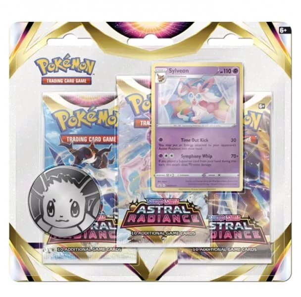 Pokémon Sword and Shield – Astral Radiance 3 Pack Blister - Sylveon