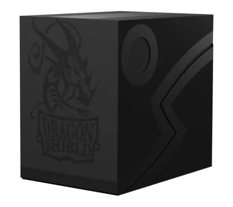 Krabička na karty Dragon Shield Double Shell Shadow - Black/Black