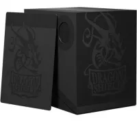Krabička na karty Dragon Shield Double Shell Shadow - Black/Black - rozdělovač