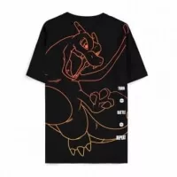 Pokémon černé tričko Charizard vel. L - zadní strana strička