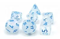 Chessex Borealis Polyhedral Icicle/light blue Luminary 7-Die Set