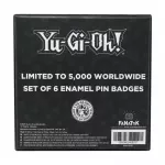 Yu-Gi-Oh Set of 6 Limited Edition Kuriboh Pin Badges - sada odznaků zadní strana