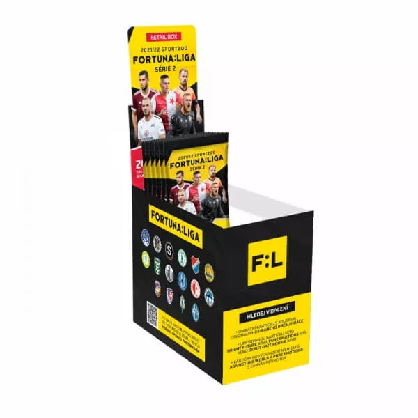 Fotbalové karty Fortuna Liga 2021-22 Retail box 2. série