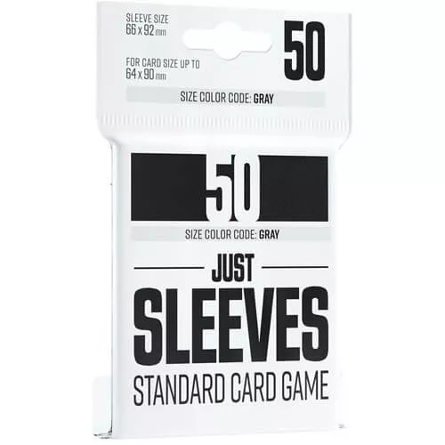 Obaly na karty Gamegenic Just Sleeves - Standard Card Game Black - 50 ks