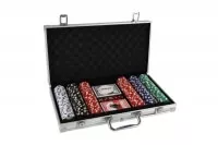 Poker set v hliníkovém kufříku - 300 ks žetonů