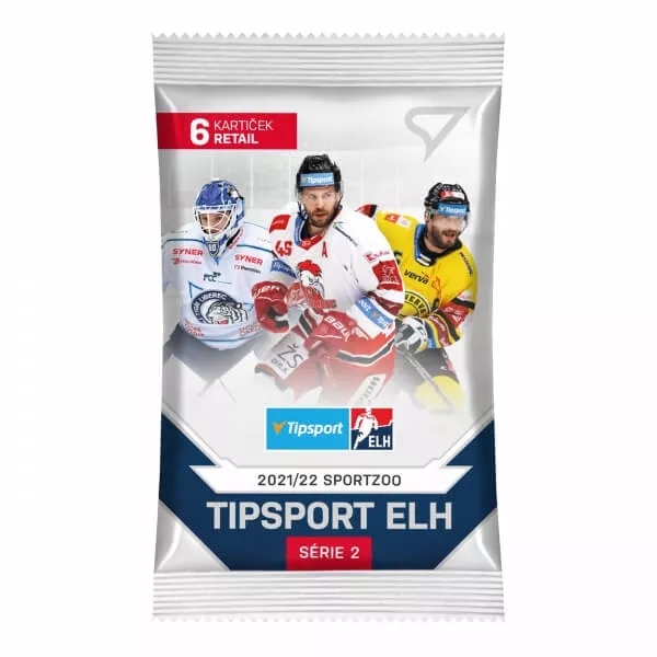 Hokejové karty Tipsport ELH 21/22 Retail balíček 2. série