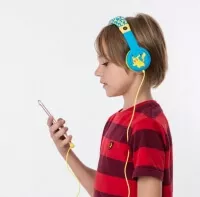Pokémon sluchátka - Pikachu - modrá