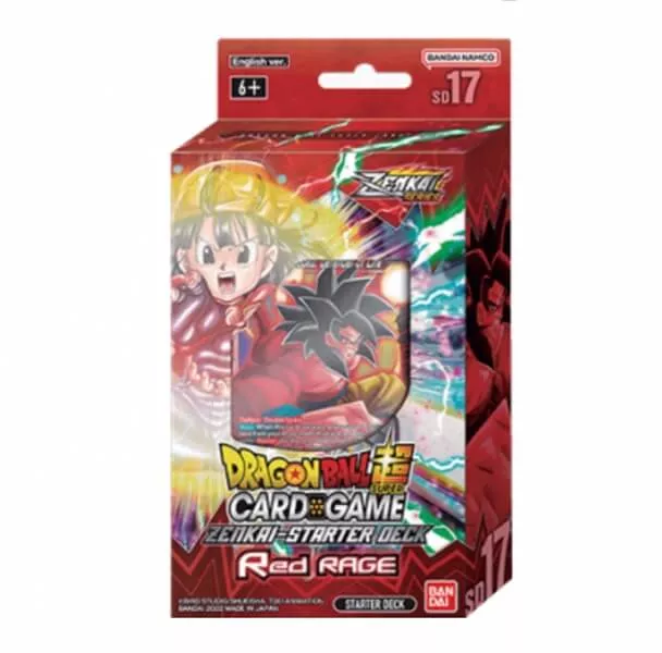 DragonBall Super Card Game Starter Deck [SD17] - Zenkai Series - Red Rage