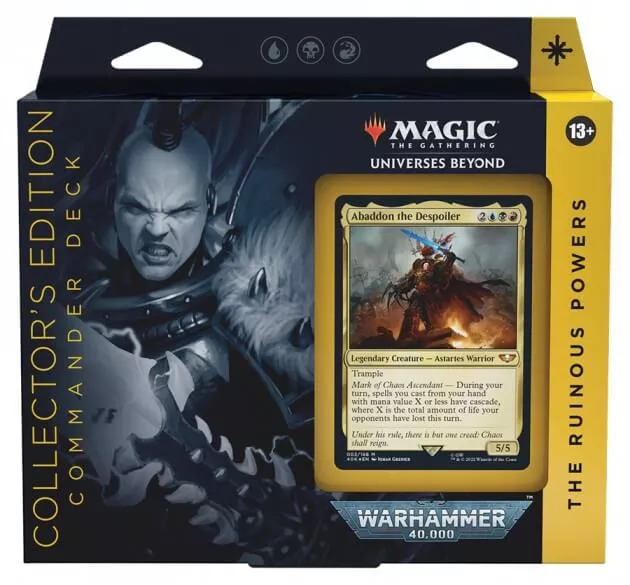 MTG Warhammer 40,000 - The Ruinous Powers Collector's Edition Commander Deck