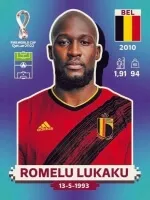 World Cup Katar 2022 - fotbalové samolepky EN/DE - Romelu Lukaku