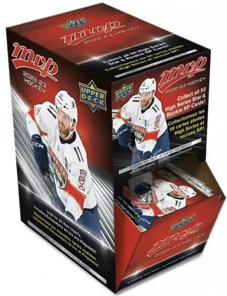 2022-23 NHL Upper Deck MVP Gravity feed BOX - hokejové karty
