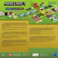 Minecraft: Heroes of the Village - zadní strana krabice