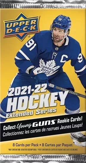 2021-2022 NHL UD Extended Series Retail balíček - hokejové karty