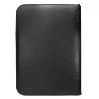 Ultra Pro Vivid 4-Pocket Zippered PRO-Binder Black