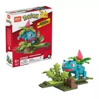 Pokémon figurka Ivysaur - Mega Construx 10 cm - balení a figurka