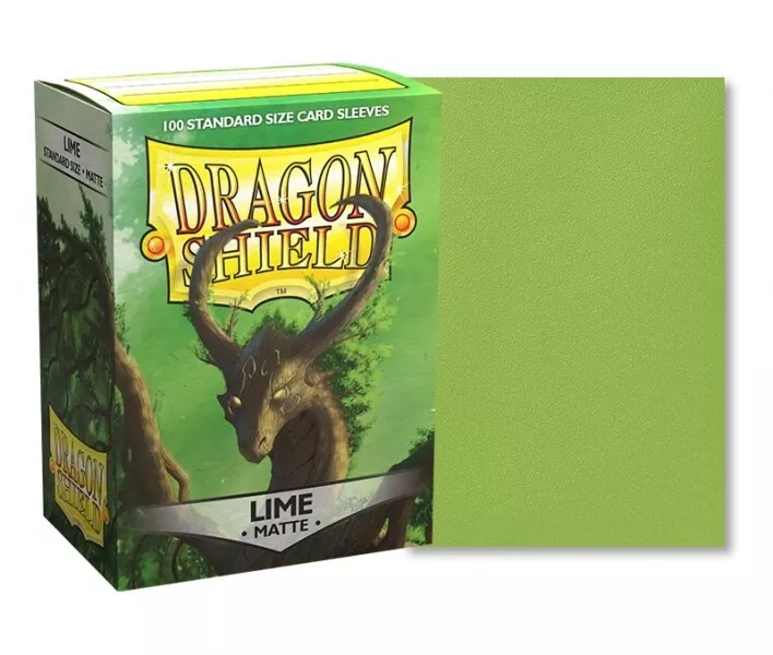 Obaly na karty Dragon Shield Protector - Matte Lime - 100ks
