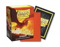 Ember dual matte orange dragon shield obaly na karty mtg pokémon
