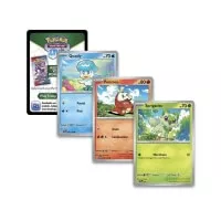 Pokémon Paldea Collection - Sprigatito - startovní Pokémoni Sprigatito, Fuecoco a Quaxly a karta do online